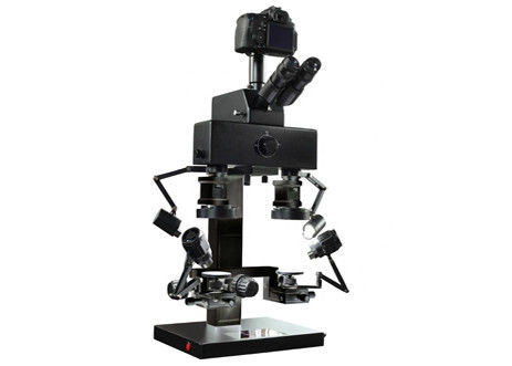 WF20X फोरेंसिक तुलना माइक्रोस्कोप दूरबीन 5W एलईडी रोशनी माइक्रोस्कोप