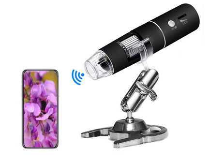 गुणवत्ता  LED USB Wifi Optical Digital Microscope 1080P HD 2MP 1000X Monocular कारखाना
