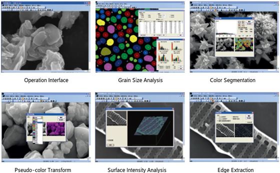 8X-300,000X स्कैनिंग इलेक्ट्रॉन माइक्रोस्कोप 3-6nm रिज़ॉल्यूशन EBSD EBSD