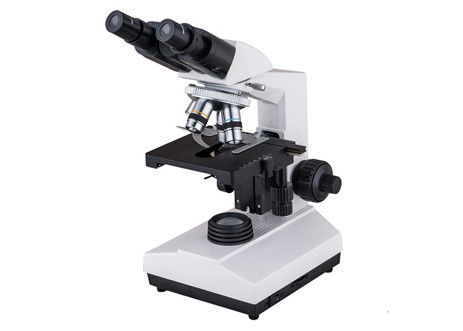 सरलीकृत लैब जैविक माइक्रोस्कोप WF16X 15mm यौगिक माइक्रोस्कोप की त्रिकोणीय संरचना