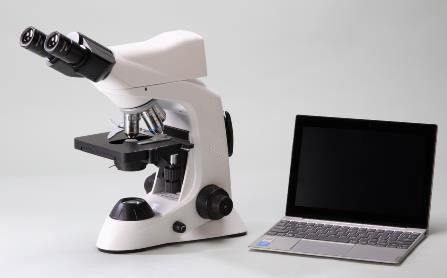 यांत्रिक चरण के साथ 4 स्थिति 40X लैब जैविक माइक्रोस्कोप