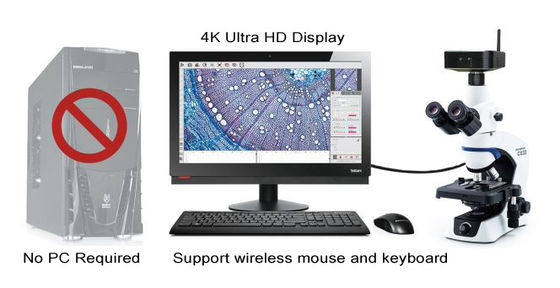 30FPS 4K अल्ट्रा HD डिजिटल कैमरा 5G Wifi HDMI2.0 USB3.0 इंटरफ़ेस में निर्मित