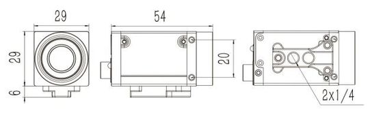 USB3.0 डिजिटल कैमरा माइक्रोस्कोप एक्सेसरीज अधिकतम रिज़ॉल्यूशन 4608 X 3288 . के साथ
